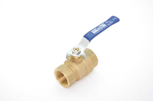1-1/4" Milwaukee Valve BA-475B - 2 Piece, Brass, Ball Valve