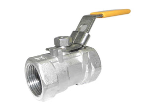 1-1/4" Red White Valve 4550SS - Unibody, Stainless Steel, Threaded, Reduced Port, Ball Valve