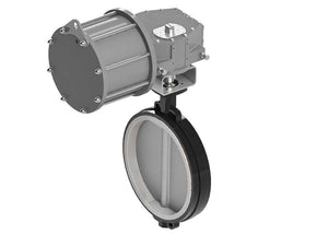 14" Max-Air 140-050-482-S8230-MA - Wafer Style Butterfly Valves, Spring Return Pneumatic, Epoxy Coated Ductile Iron Body, Stainless Steel Disc, PTFE/EPDM Seat