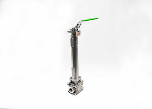 1/4" Vented Ball Valve - Stainless Steel, Cryogenic Ball Valve, NPT, Minimum Temp -320F
