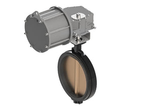 18" Max-Air 180-050-262-D8230-MA - Wafer Style Butterfly Valve, Automated, Epoxy Coated Ductile Iron Body, Ductile Iron Nickel Plated Disc, EPDM Seat