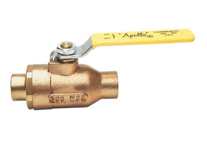 2-1/2" Apollo 77-209-01- Bronze, Full Port, Soldered Ended, Ball Valve