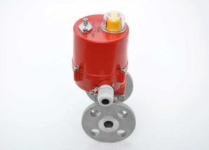 2" JFlow DM2533FTMTMF1-JFE-005 - Electric, Stainless Steel, Flanged, Ball Valve