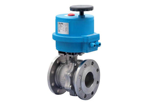 3" Bonomi 8E766000-00 - Ball Valve, Fire Safe, 2 Piece, 2-Way, Stainless Steel, Flanged, Full Port, with Electric Actuator