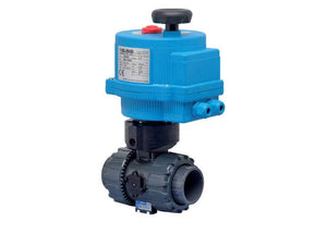 3" Bonomi 8EPVCBV2-00 - Ball Valve, 2-way, PVC, Full Port, with with Electric Actuator