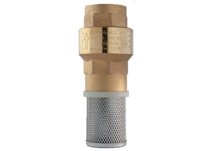 3/4" Bonomi 100112 LF - Foot Valve, Lead-Free, Brass, FNPT Threaded