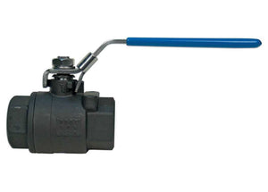 Bonomi 600 LL - 2 Piece, Carbon Steel, Full Port, NPT, Ball Valve, with Locking Handle