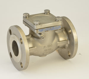Chicago Valve Series 416, 6" 316 Stainless Steel Swing Check Valve, 300# Flanged