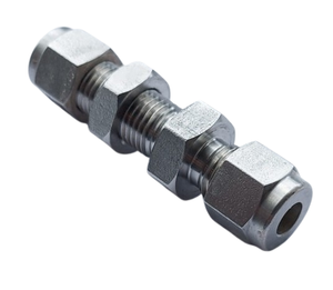 1/2" Comfit Bulkhead Union, ODT, 316 Stainless Steel