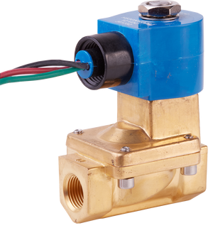 GC Valves NS71 Series- NPT, Lead-Free Brass Body, Normally Closed, 2 Way, EPDM Seal, 120 VAC, NEMA 4x Solenoid Valve