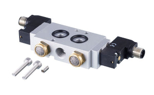 IFM ZJF120 5/3-Way Control Valve for Double-Acting Quarter-Turn Actuators