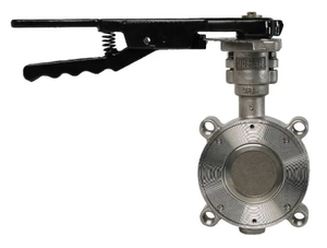 4" Jomar Valve HPBFV-600-SS-150-LH, Lug Style, Stainless Steel Body, Dual Offset Stainless Steel Disc, RPTFE Seat & Lever Handle, Class 150 High Performance Butterfly Valve