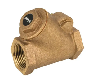 2" Jomar Valve T-511, Y-pattern Swing Check Valve, Bronze, NPT Threaded, Class 150, 300 WOG
