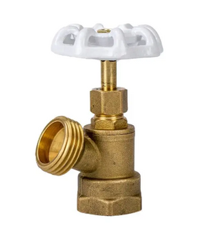 Jomar Valve T-622G Series, Boiler Drain, Dezincification Resistant Lead-Free Brass, FNPT Connection, 125 WOG