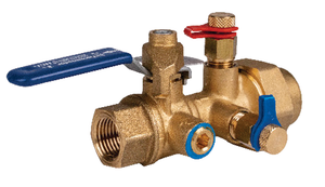 1/2" Jomar Valve TBG, Manual Balancing Valve, Quarter Turn, Fixed Orifice, Dezincification Resistant Lead-Free Brass, NPT Threaded, 600 WOG