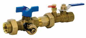 3/4" Jomar Valve TRAB, Manual Balancing Valve Recirculation Assembly, Quarter Turn, Check Valve & Isolation, NPT Threaded, Drain, 600 WOG