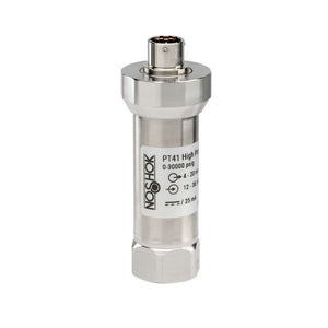 NOSHOK PT41 Series High Pressure Fixed Range Pressure Transmitter PT41-23000PSIG-2-5-6-3, 0 to 23000 psig, 0 VDC to 10 VDC, 3-Wire, ±0.25% Span, Bayonet 6 Pin