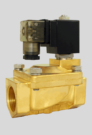 STC 2R500- 2" NPT Solenoid Valve, Brass Body, 2-Way, Normally Closed, Pilot-Operated Diaphragm