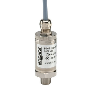 NOSHOK PT40 Series High Accuracy Fixed Range Pressure Transmitter PT40-10000PSIG-2-5-2-36, 0 to 10000psig, ±0.125% of span, 0 Vdc to 10 Vdc, 3-wire, 1/4 NPT male, integral cable 3 ft