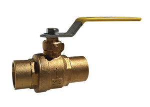 3/4" Red White Valve 5549AB - Lead Free, Brass, Ball Valve