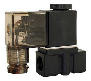 STC 2P025-1/8" NPT Solenoid Valve, Nylon Plastic Body, 2-Way, Normally Closed, Direct Acting