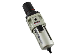 STC AW3000-02DM - 1/4" NPT Stacking Air Filter- Regulator with Auto Drain and Metal Bowl (70 SCFM)