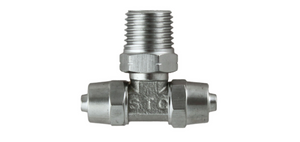 STC BTA Series Male Branch Tee Swivel- Barb Compression Fittings