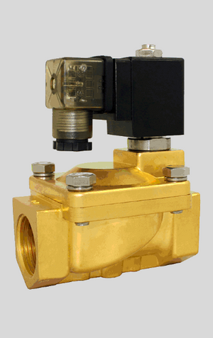STC 2RO200- 3/4" NPT Solenoid Valve, Brass Body, 2-Way, Normally Open, Pilot-Operated Diaphragm