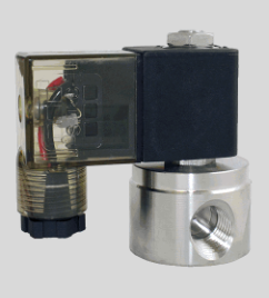 STC 2S012-A- 1/8" NPT Solenoid Valve, Stainless Steel Body, 2-Way, Normally Closed, Direct Acting