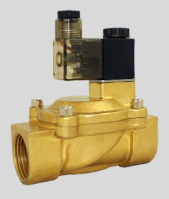 STC 2V250- 3/4" NPT Solenoid Valve, Brass Body, 2-Way, Normally Closed, Pilot-Operated Diaphragm