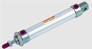 STC MSAL 20 x 50- Single Acting Aluminum Round Cylinder- 20mm Bore X 50mm Stroke