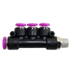 STC MM 8-4mm- R1/4 Male Manifold- Push-In Air Fitting, 0-180 psi