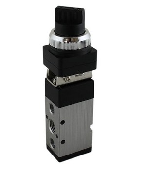 STC MSV-86522TB Manual Air Valve- 1/4" NPT, 4 Way, 5 Port, 2 Position Valves - Detented Switch