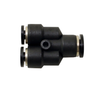 STC RB 10-8 K Reduced Branch- Push-In Air Fitting, 0-180 psi
