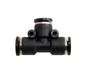 STC TU 3/16" K Tee Union- Push-In Air Fitting, 0-180 psi