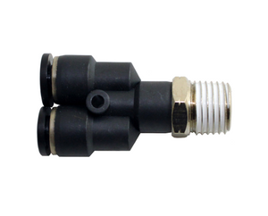 STC YC Series Y-Connector- Push-In Air Fitting, 0-180 psi