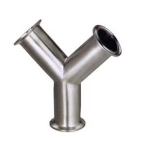 6" Sanitary Solutions SS28YMP-6-304, Clamp True "Y", Polish ID/OD, 304 Stainless Steel