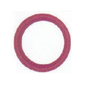 2-1/2" Sanitary Solutions SS40MP-U-2.5, Black BUNA-N Clamp Gasket - Type 1