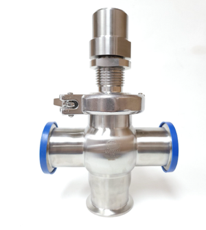 Sanitary Solutions SSPRVL, Clamp "L" Pressure Relief Valve, 316L Stainless Steel