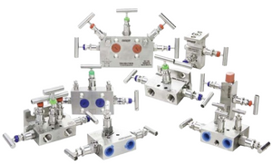 Tek-Trol Tek-Sub 7500A Series, 2-Way Block and Bleed Manifold Valve, 150# to 600# Flange x 1/2" FNPT End Connection, PTFE seals, 316 Stainless Steel Body