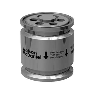 1-1/2" Watson McDaniel FDA300-16-TCTC High-Capacity Thermostatic Clean Steams Traps, 90 PSIG, Stainless Steel Body, Repairable, 0.394" Orifice, Tri-Clamp (TC x TC)
