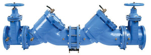 8" Watts LF909M1-NRS-FS 8, Lead-Free Cast Iron, Reduced Pressure Zone Backflow Preventer Assembly, NRS Gate Valve Shutoff, ArmorTek Coating, Backflow Flood Sensor