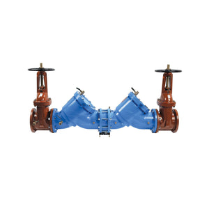 8" Watts LF909M1-OSY-FS 8, Lead-Free Cast Iron, Reduced Pressure Zone Backflow Preventer Assembly, OSY Gate Valve Shutoff, ArmorTek Coating, Backflow Flood Sensor