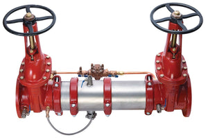 8" Watts LF957RPDA-OSY-LM-FS 8, Lead-Free Stainless Steel, Reduced Pressure Detector Backflow Preventer Assembly, OSY Gate Valve Shutoff, Less Meter