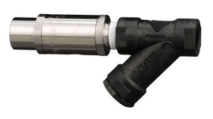 1/4" Watts SD-3-MN 1/4, Lead-Free Stainless Steel, Dual Check Valve Backflow Preventer, Atmospheric Vent, Wye Pattern Strainer, Male NPT Outlet Connection
