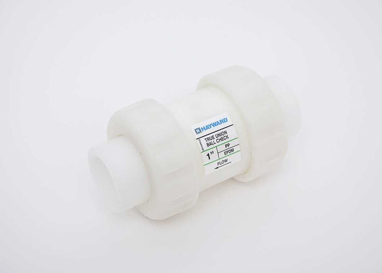 Introducing the Hayward TC Series True Union Ball Check Valve