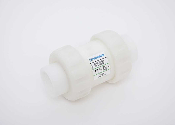 Introducing the Hayward TC Series True Union Ball Check Valve