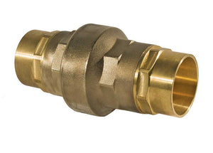 1-1/2" Bonomi 100712 LF - Brass, Sweat Weld, Inline Check Valve
