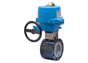 1-1/2" Bonomi M8E720569-00 - Ball Valve, Fire Safe, Wafer Style, 2-Way, Carbon Steel, Flanged, Full Port, with Metal Electric Actuator