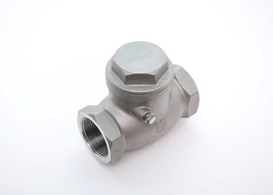 1-1/2" Red White Valve 884 - Stainless Steel, Swing Check Valve